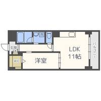 アベニール四天王寺の間取り