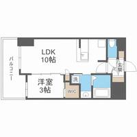 セレニテ桜川駅前プリエの間取り