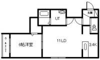 ハスコリオ東光205の間取り