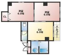 大阪府大阪市西成区岸里東1丁目(マンション)の賃貸物件の間取り