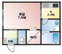 大阪府大阪市西成区聖天下1丁目(アパート)の賃貸物件の間取り