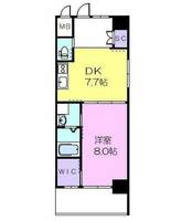 愛知県名古屋市瑞穂区彌富通2丁目の賃貸マンションの間取り