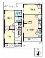 物件の間取り画像