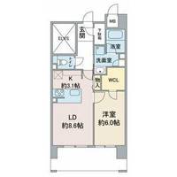 愛知県名古屋市瑞穂区八勝通2丁目(マンション)の賃貸物件の間取り