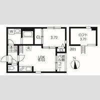 愛知県名古屋市南区寺崎町の賃貸アパートの間取り