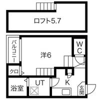 愛知県名古屋市南区外山2丁目の賃貸アパートの間取り