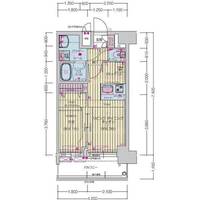 愛知県名古屋市瑞穂区瑞穂通1丁目の賃貸マンションの間取り