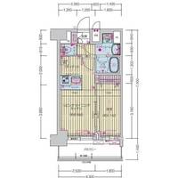 愛知県名古屋市瑞穂区瑞穂通1丁目の賃貸マンションの間取り