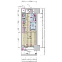 愛知県名古屋市瑞穂区瑞穂通1丁目の賃貸マンションの間取り