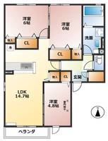 物件の間取り画像
