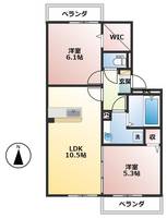 物件の間取り画像
