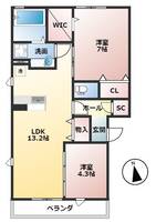 物件の間取り画像