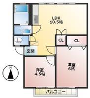 物件の間取り画像