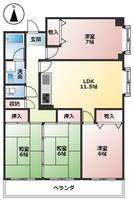 物件の間取り画像