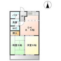 加賀野コーポⅡの間取り