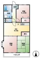 物件の間取り画像
