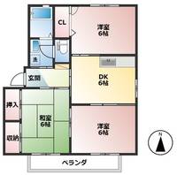 ラポール波須Bの間取り