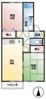 プラムコートAの間取り