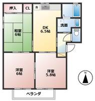 ピーチピットBの間取り