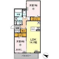 D-ROOM KAWAZOEの間取り