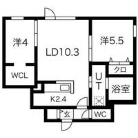 Bellissimo Nishimachi201の間取り