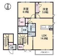 ミフラットエス202の間取り