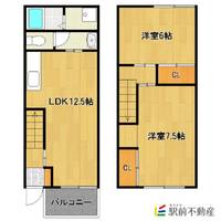 福岡県筑後市大字前津(一戸建)の賃貸物件Bの間取り