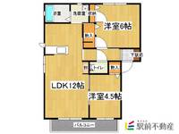 シャルマンメゾン大川A101の間取り