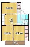 グランドゥール岩崎A棟202の間取り