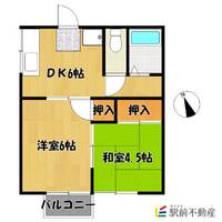 楠木ハイツ102の間取り
