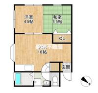 COURT M101の間取り