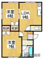 コーポ晃栄101の間取り