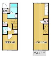 レオネクスト下宮永1Fの間取り
