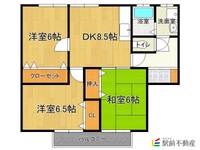 レジデンシャル筑後A202の間取り