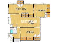 福岡県大牟田市大字三池(一戸建)の賃貸物件1の間取り