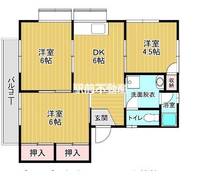 シャトレ弐番館201の間取り