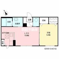 竹苑Ⅰ102の間取り