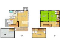 福岡県筑後市熊野(一戸建)の賃貸物件の間取り