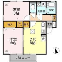 エトワールB棟101の間取り