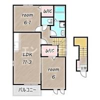 メゾンシュクレⅡの間取り