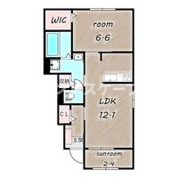 サニー ガーデン Ⅱの間取り