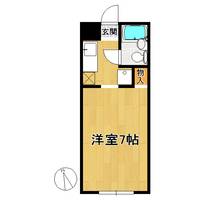 青山コーポⅢの間取り