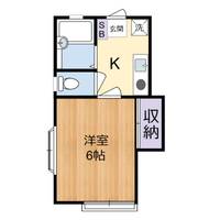 東京都小金井市本町1丁目の賃貸アパートの間取り
