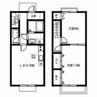 デュープレックス吉川Ⅱ101の間取り