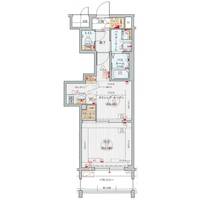 エステムプラザ名古屋駅前プライムタワーの間取り