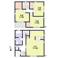 愛知県名古屋市西区稲生町6丁目(一戸建)の賃貸物件の間取り