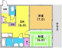 モンシャトーK熊内の間取り