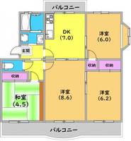 物件の間取り画像
