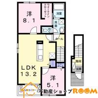 アルカンシェルAの間取り