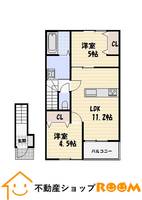 クレストガーデンKT201の間取り